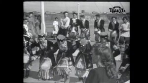 Уфа. Черниковск. Башкирский танец "Гульназира" - самодеятельный ансамбль клуба "Ударник" (1950)