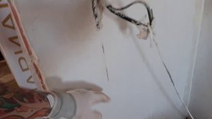 Электрика до штукатурки.