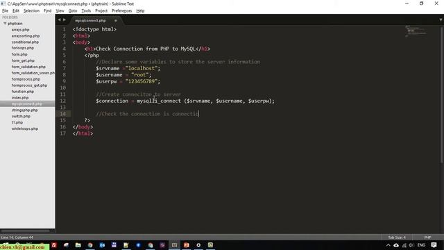 Day16: PHP Connect with MySQL