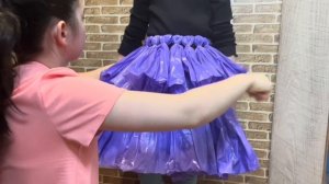 БЕЗ ШИТЬЯ И КЛЕЯ Платье из Пакетов на конкурс 8 Марта своими руками / пластик пакет көйлек