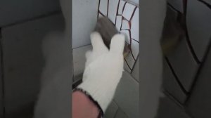 Стены на кухне ремонт-3.Плитку на стене реставрируем.Элементы из битой мозаики.Оцениваю сделанное.