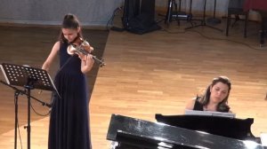 Claude Debussy, Sonat for violin and piano, Arevik Ivanyan (violin), Lilit Mkrtchyan (piano)