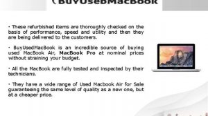 Looking For Used Macbook Air Visit BuyUsedMacBook Now!