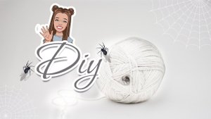 Как очень просто сплести декоративную паутину при помощи картона, ниток и деревянных шпажек!