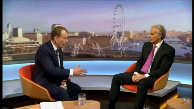 Tony Blair talks to Andrew Marr on Brexit & the centre grouping of MP's