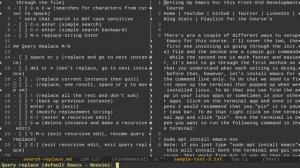 Emacs Search and Replace