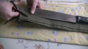 Ножны для МАЧЕТЕ своими руками Ткань + Полиэтилен