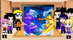 Реакция Наруто и его друзей на него 7/9