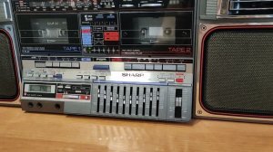 SHARP 800  включаем радио и тайп