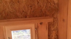 Крутой Сарай 3/3 из OSB и доски 40/150