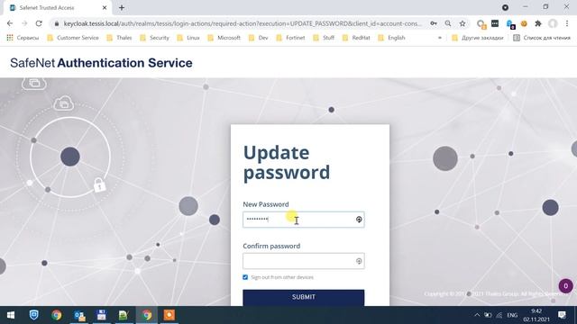 Смена пароля в домене Windows c OTP смотреть онлайн