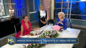 El blooper de Jimena Monteverde al presentarle el menú a Mirtha y Juana: "Estoy alcoholizada"