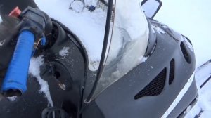 Поломка снегохода Тайга.