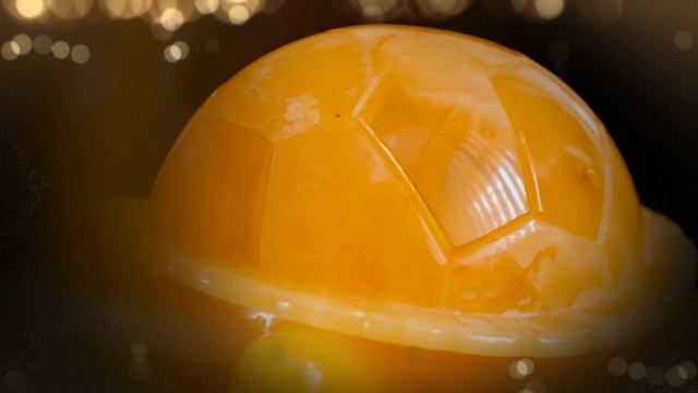 Шкатулка Черепаха из янтаря. Сувенир ручной работы. Baltamber