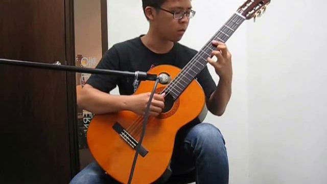 红豆  -王菲- played by Dennis Tan (2nd time)