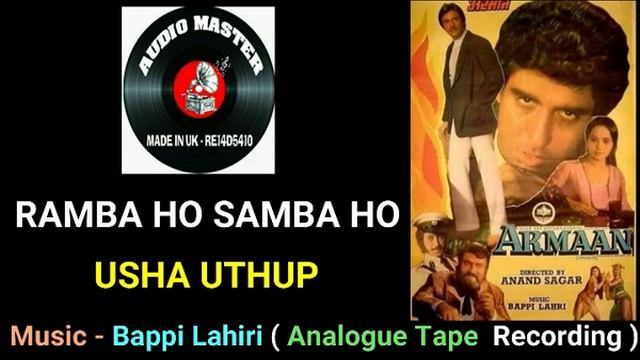 Usha Uthup Super Hit Song - Ramba Ho Samba Ho ( Analogue Tape Recording ) Film - Armaan. смотреть онлайн
