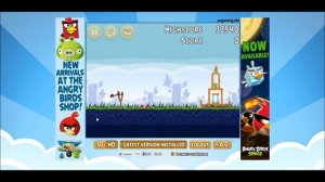 angry birds google chrome [3stars] lvl 1-1 with tom