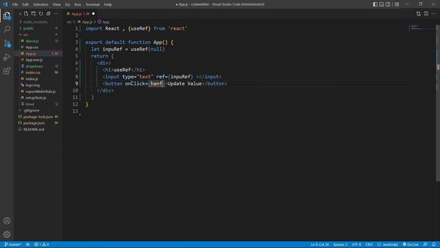 useRef Hook Explained with Example in react js