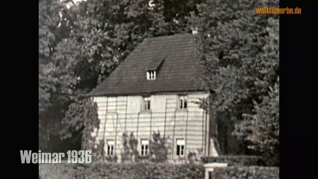 Weimar 1936 - Goethe-Häuser - Park an der Ilm - Belvedere
