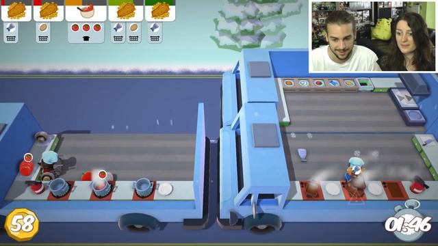 CUISINE EN FEU ! | OVERCOOKED COOP FR #3 смотреть онлайн