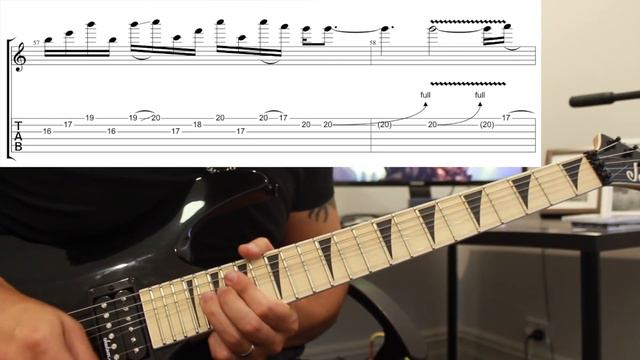 How to play ‘Dystopia’ by Megadeth Guitar Solo Lesson w/tabs pt1 смотреть онлайн