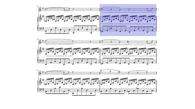 🎼 CAMILLE SAINT-SAËNS - The Swan (Flute & Piano Version) - [Sheet Music Scrolling] смотреть онлайн