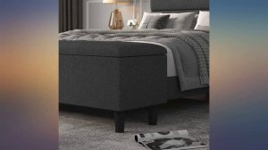 Allewie Queen Bed Frame with Ottoman Storage, Platform Bed with Upholstered review