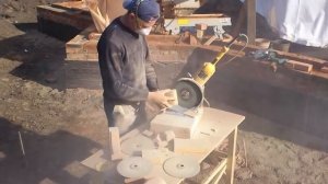 Фигурная резка кирпича