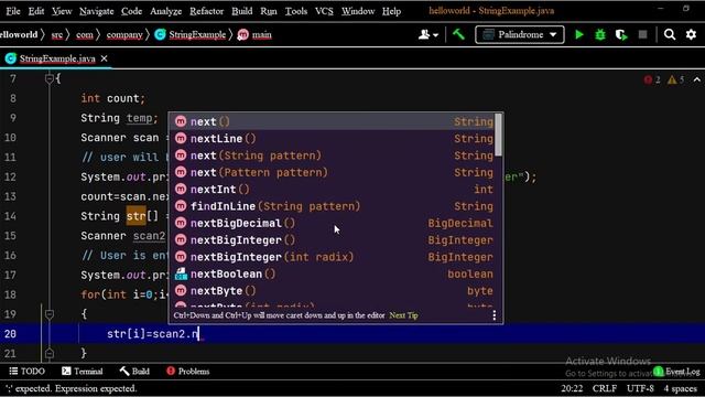 Java Program to Sort Strings in an Alphabetical Order
