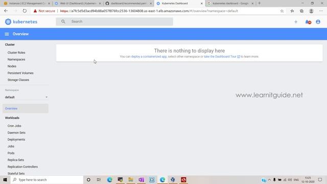 Kubernetes Dashboard Setup - Deploy Applications using Web UI
