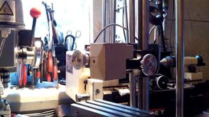 Самодельный настольный фрезерный станок по металлу, модель №3  часть 2-я