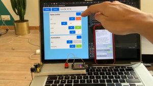 Dynamic web interface on ESP32