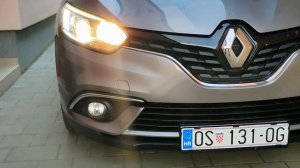 Renault Scenic 4 Front light bulbs change - Headlight, fog light and direction indicator