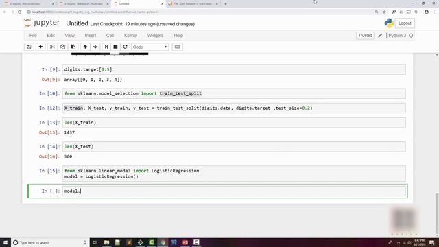 Machine Learning Tutorial Python - 8  Logistic Regression (Multiclass Classification)