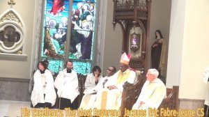 First Mass of Bishop Fabre CS