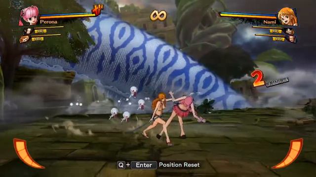 One Piece: Burning Blood - Perona (Swimsuit) (All Special Moves & Ultimate)