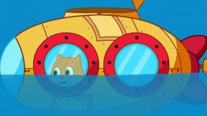 Família de Gatos - Trator azul Desenho Infantil em Português Brasil