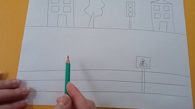 Заняття з малювання "Безпека на дорозі" смотреть онлайн