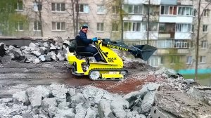 Мини-Погрузчик MAKSTEM MAX400t ❯ Отзыв клиента #отзыв #минипогрузчик