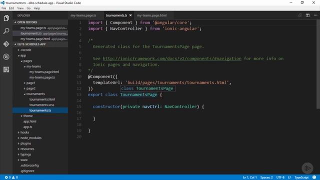 Ionic tutorials 2 16 Navigaton Create Your Page Skeletons смотреть онлайн