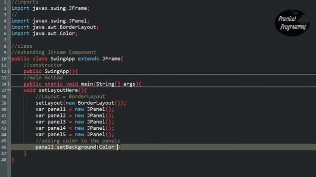 Swing Series : BorderLayout in Java смотреть онлайн