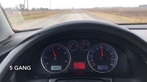 VW Passat 3BG 1.9 TDI AVF 131 PS HP acceleration разгон Beschleunigung 2-6 Gang 2000 rpm