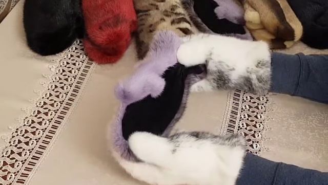 Варежки из меха норки "Татьяна" смотреть онлайн