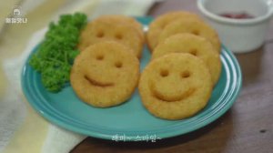 Картофельный смайлик. Хрустящая закуска с картофелем фри