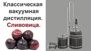 Классическая вакуумная дистилляция. Сливовица.