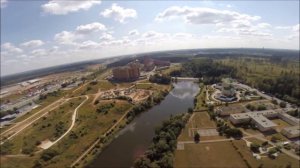 Никольский пруд в Зеленограде видео с воздуха.