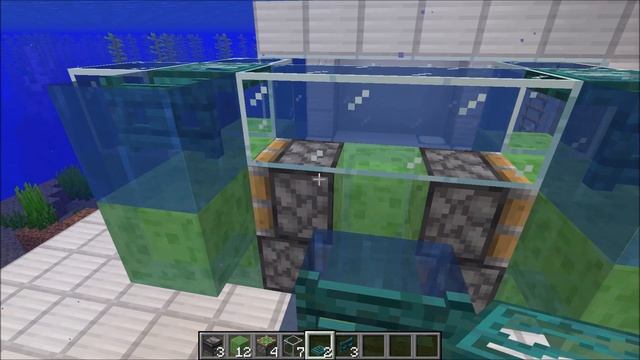Minecraft: SIMPLE 2 WAY Submarine FLYING MACHINE tutorial for JAVA 1.16.1+ смотреть онлайн