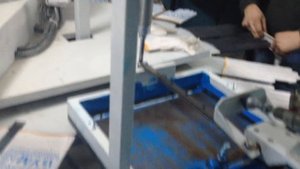 Станок для нанесения ПВХ на рабочие перчатки.