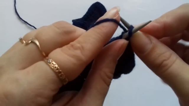Детские носочки - следки. Без шва на 2х спицах.