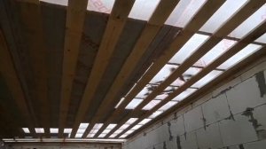 ЧЕТЫРЕХСКАТНАЯ КРЫША, УТЕПЛЕНИЕ КРЫШИ ПО ПОТОЛКУ, ПОДШИВ ОСП СНИЗУ 3ЧАСТЬ
